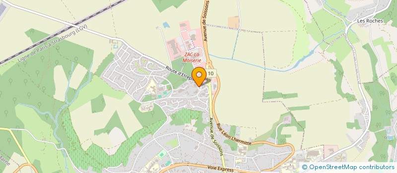 localisation de l'entreprise MONSIEUR RICKY BECHARD  CHATEAU-THIERRY