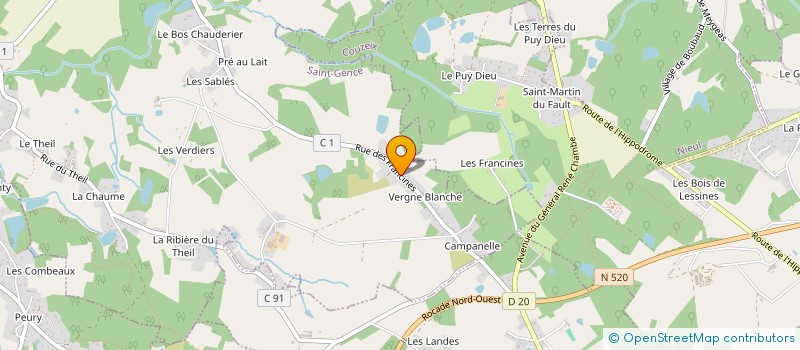 localisation de l'entreprise MONSIEUR RICKY BRUN GARCIA à SAINT-GENCE