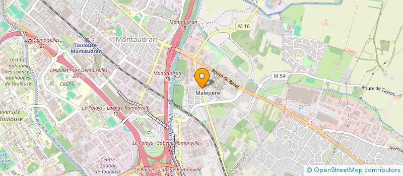 localisation de l'entreprise MONSIEUR RICKY JOUAN  TOULOUSE