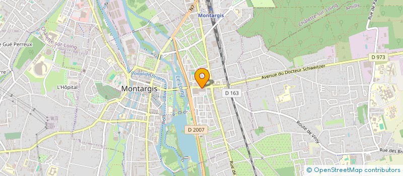localisation de l'entreprise MONSIEUR RICKY LAUROT à MONTARGIS