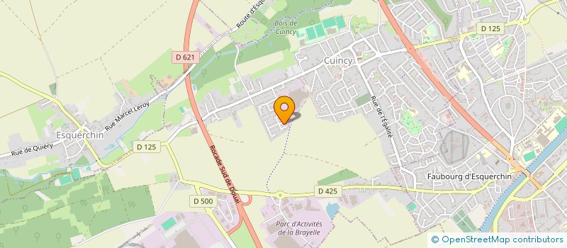 localisation de l'entreprise MONSIEUR RICKY SAN FILIPPO  CUINCY