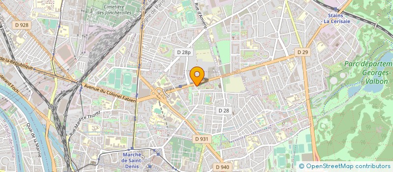 localisation de l'entreprise MONSIEUR RICLES GEORGES  SAINT-DENIS