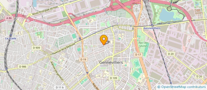 localisation de l'entreprise MONSIEUR RICOT ERMOZA à GENNEVILLIERS