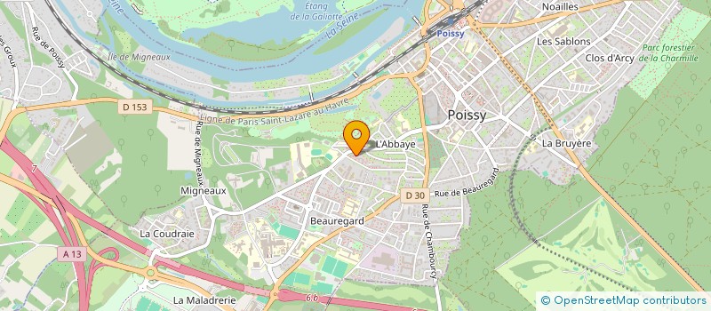 localisation de l'entreprise MONSIEUR RIDA AIT-ZAOUIT  POISSY