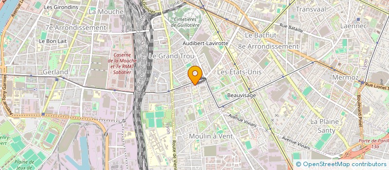 localisation de l'entreprise MONSIEUR RIDA AMAMRA  VENISSIEUX