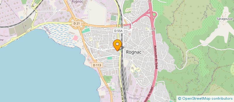 localisation de l'entreprise MONSIEUR RIDA ARAB  ROGNAC