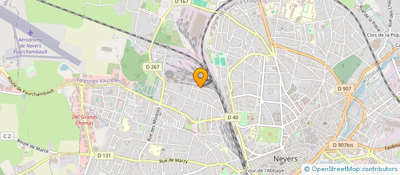 localisation de l'entreprise MONSIEUR RIDA BATTO à NEVERS