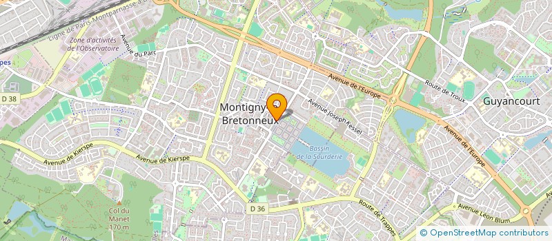 localisation de l'entreprise MONSIEUR RIDA BAYI  MONTIGNY-LE-BRETONNEUX