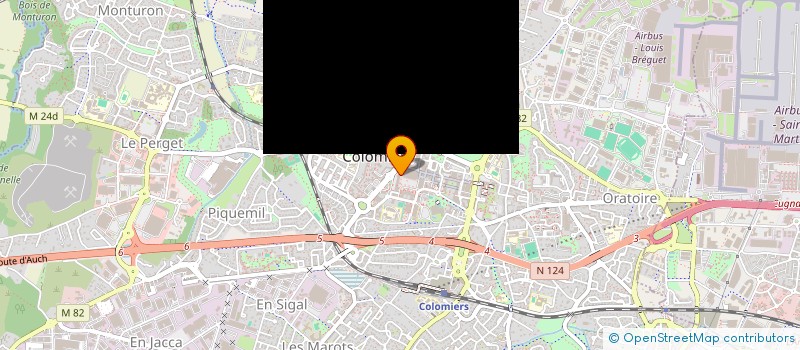 localisation de l'entreprise MONSIEUR RIDA BENYAHIA à COLOMIERS