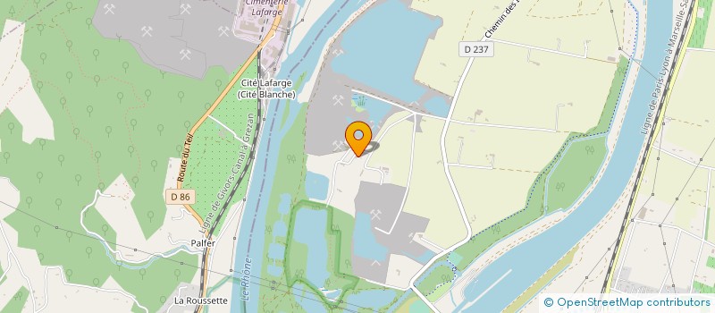 localisation de l'entreprise MONSIEUR RIDA BOUGUENOUN  CHATEAUNEUF-DU-RHONE