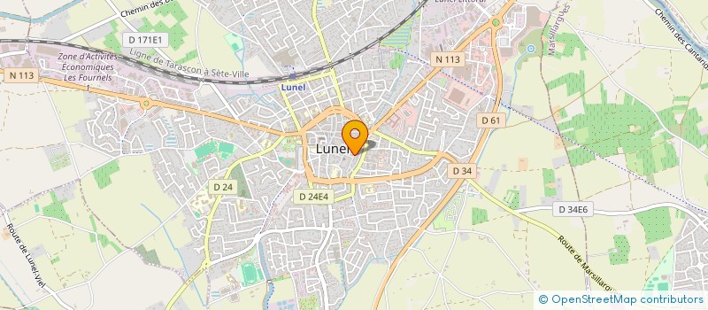 localisation de l'entreprise MONSIEUR RIDA EL BADAOUI  LUNEL