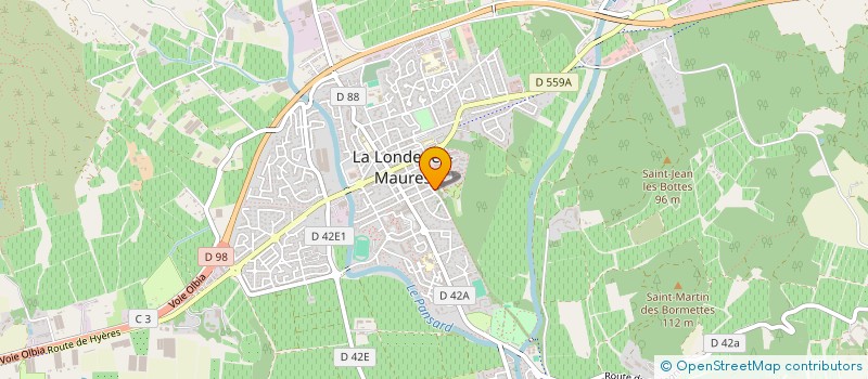 localisation de l'entreprise MONSIEUR RIDA EL MOUDDEN  LA LONDE-LES-MAURES