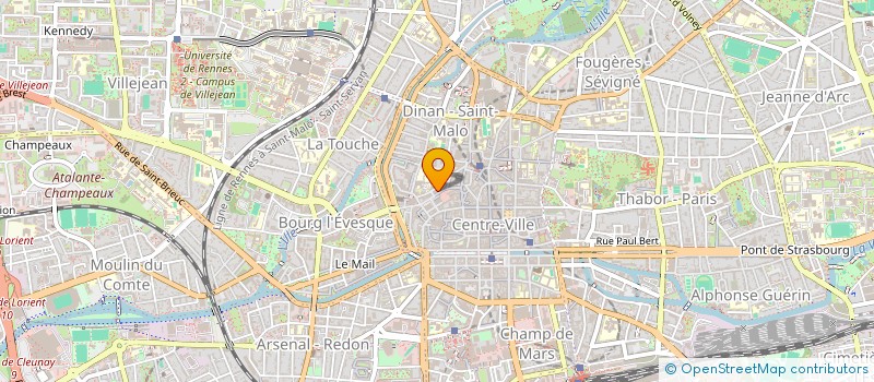 localisation de l'entreprise MONSIEUR RIDA EL OUROUBA à RENNES