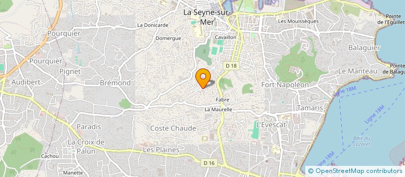 localisation de l'entreprise MONSIEUR RIDA EMTIL à LA SEYNE SUR MER