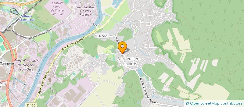 localisation de l'entreprise MONSIEUR RIDA ENNAMARI  VERNEUIL-EN-HALATTE