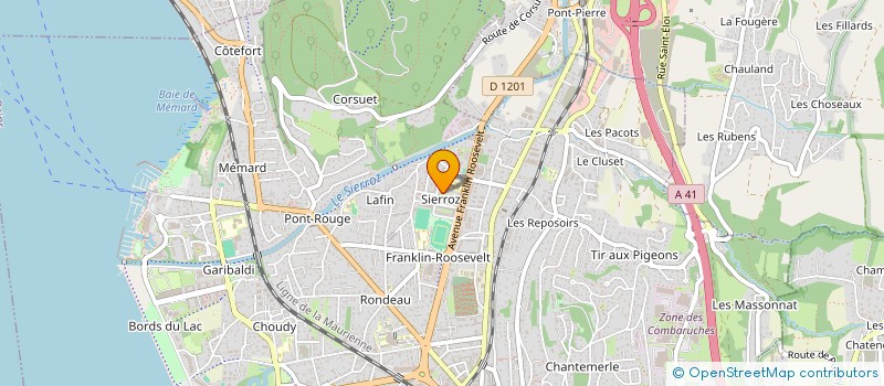 localisation de l'entreprise MONSIEUR RIDA ES SLASSI  AIX-LES-BAINS