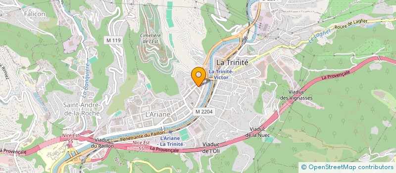 localisation de l'entreprise MONSIEUR RIDA ETTARFI à NICE