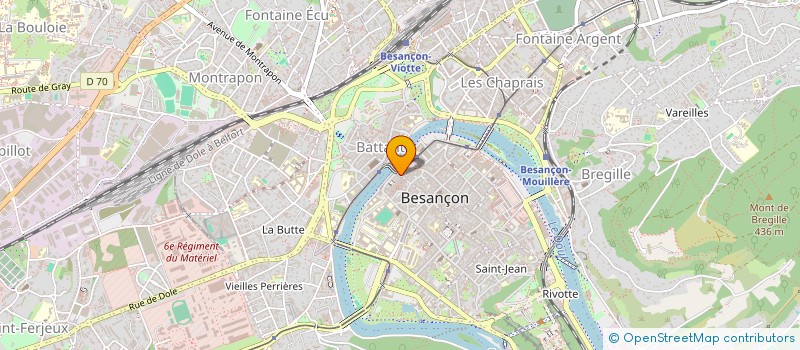 localisation de l'entreprise MONSIEUR RIDA EZZAHID  BESANCON