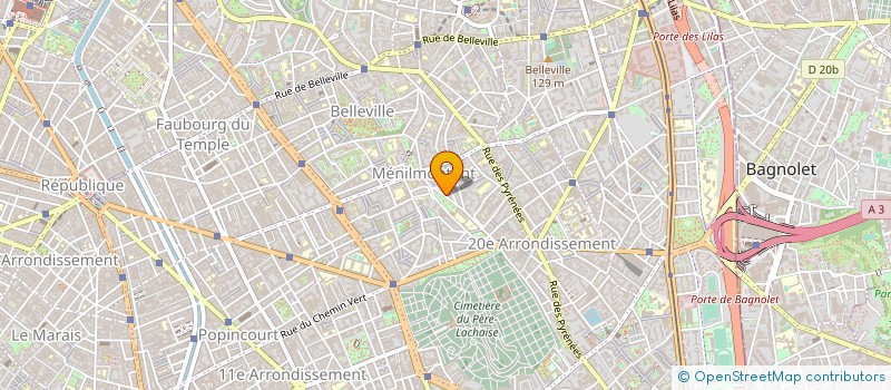 localisation de l'entreprise MONSIEUR RIDA HAMIOUI  PARIS