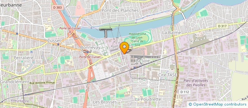 localisation de l'entreprise MONSIEUR RIDA HAMOUDA  VILLEURBANNE