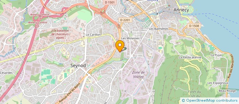 localisation de l'entreprise MONSIEUR RIDA KERBOUA  ANNECY