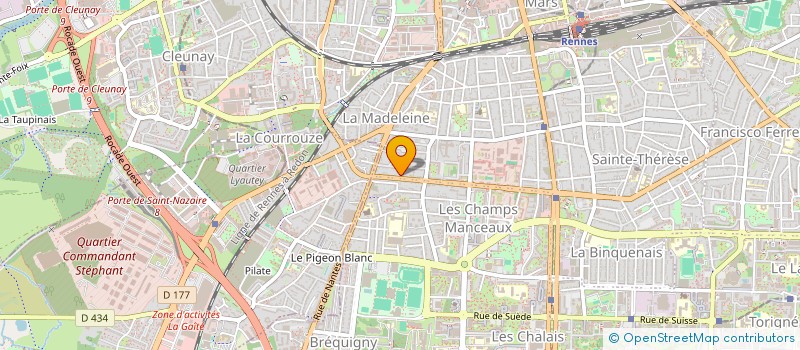 localisation de l'entreprise MONSIEUR RIDA MASERRA  RENNES