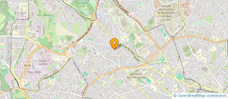 localisation de l'entreprise MONSIEUR RIDA NASSER à MONTPELLIER