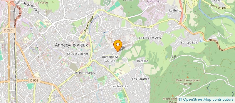 localisation de l'entreprise MONSIEUR RIDA OUAJIB à ANNECY