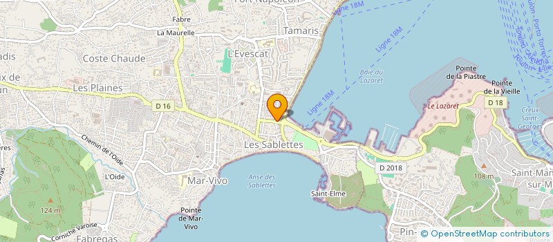 localisation de l'entreprise MONSIEUR RIDA RAGHEB à LA SEYNE-SUR-MER