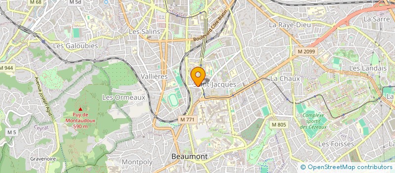 localisation de l'entreprise MONSIEUR RIDA SEBHAOUI ZLOURHI  CLERMONT-FERRAND