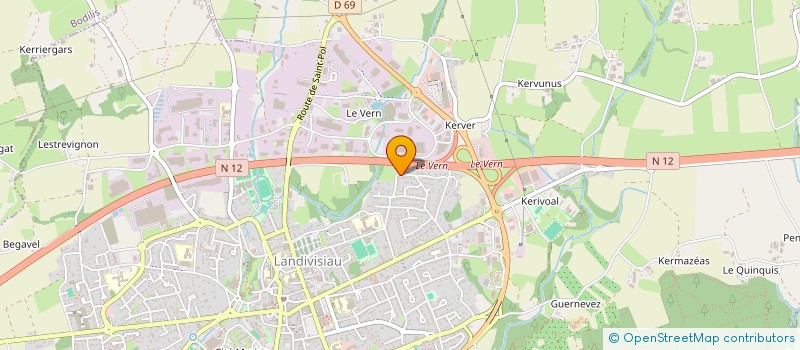 localisation de l'entreprise MONSIEUR RIDA SLAOUI  LANDIVISIAU