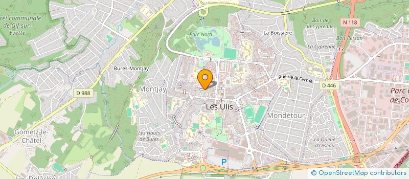 localisation de l'entreprise MONSIEUR RIDA TAHRI  LES ULIS