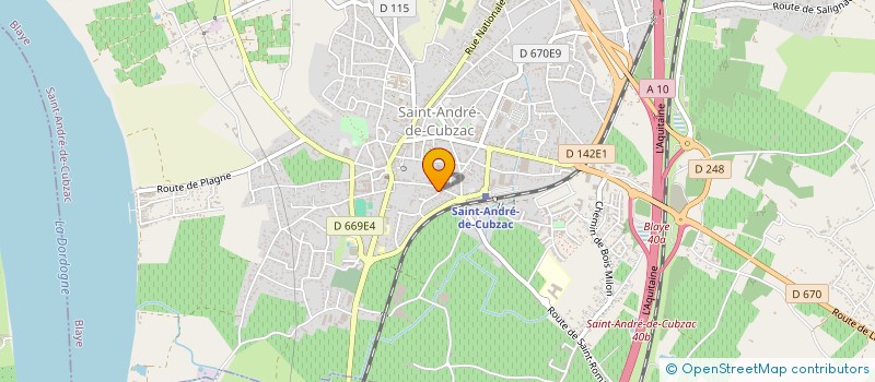 localisation de l'entreprise MONSIEUR RIDA ZRIHNI  SAINT-ANDRE-DE-CUBZAC