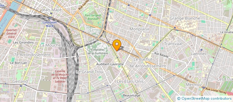 localisation de l'entreprise MONSIEUR RIDDA AGGOUN  LYON