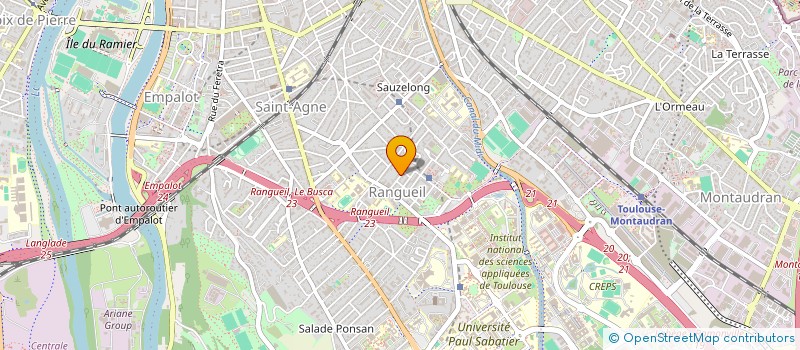 localisation de l'entreprise MONSIEUR RIDHA BEDDIAF à TOULOUSE