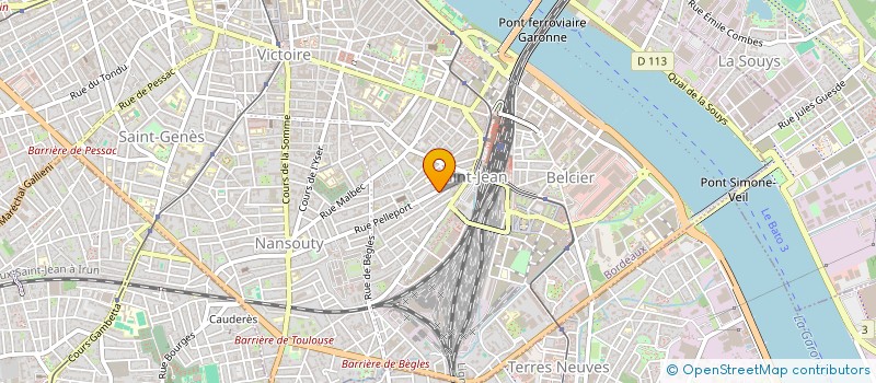 localisation de l'entreprise MONSIEUR RIDHA BNMOUSSA  BORDEAUX