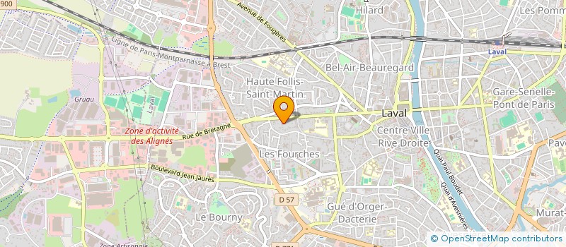 localisation de l'entreprise MONSIEUR RIDHA BOUBAKER à LAVAL