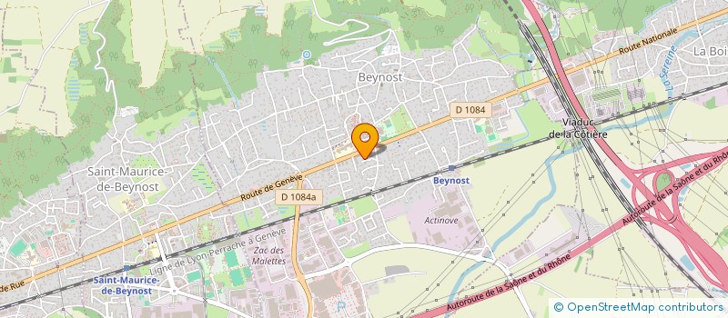 localisation de l'entreprise MONSIEUR RIDHA BOUGHANEMI  BEYNOST