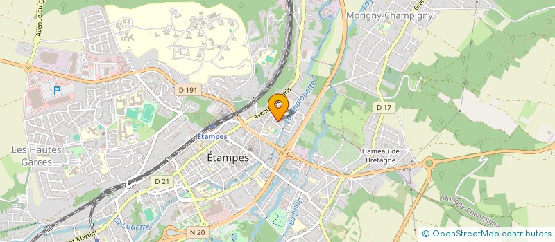 localisation de l'entreprise MONSIEUR RIDHA CHAAFI  ETAMPES