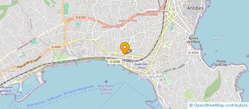 localisation de l'entreprise MONSIEUR RIDHA CHAMKHIA à ANTIBES