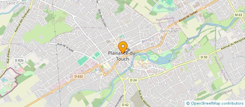 localisation de l'entreprise MONSIEUR RIDHA CHERDOUD  PLAISANCE-DU-TOUCH