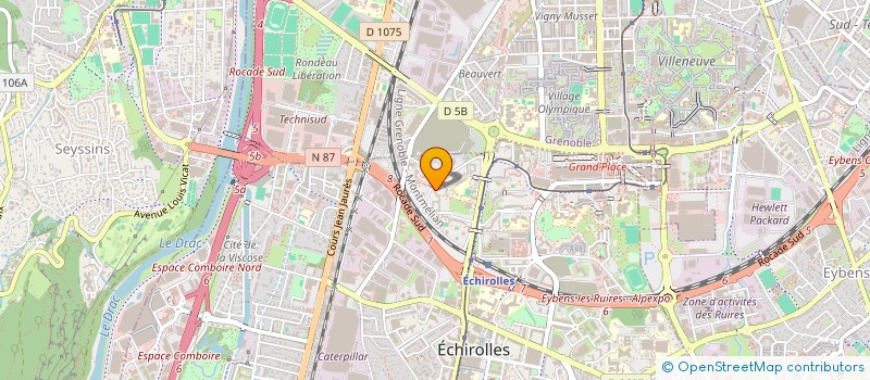 localisation de l'entreprise MONSIEUR RIDHA CHERIAA à ECHIROLLES