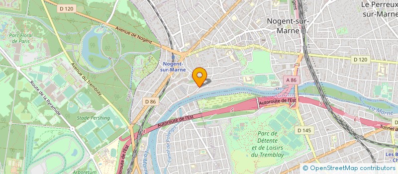 localisation de l'entreprise MONSIEUR RIDHA CHOUAREF à NOGENT-SUR-MARNE