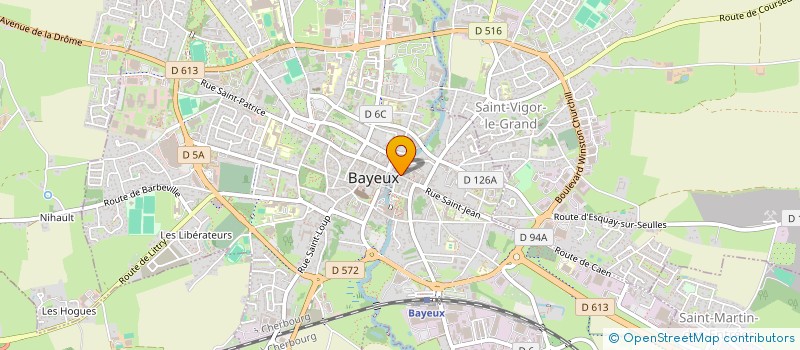 localisation de l'entreprise MONSIEUR RIDHA DHAOUADI  BAYEUX