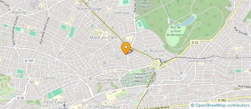 localisation de l'entreprise MONSIEUR RIDHA DOUFFI  LE HAVRE