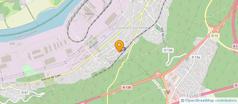 localisation de l'entreprise MONSIEUR RIDHA EL AZIZI à GRAND-COURONNE