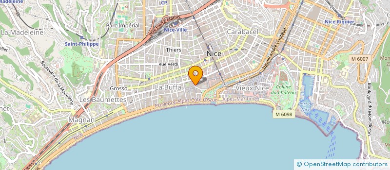 localisation de l'entreprise MONSIEUR RIDHA ELHADJ AHMED à NICE