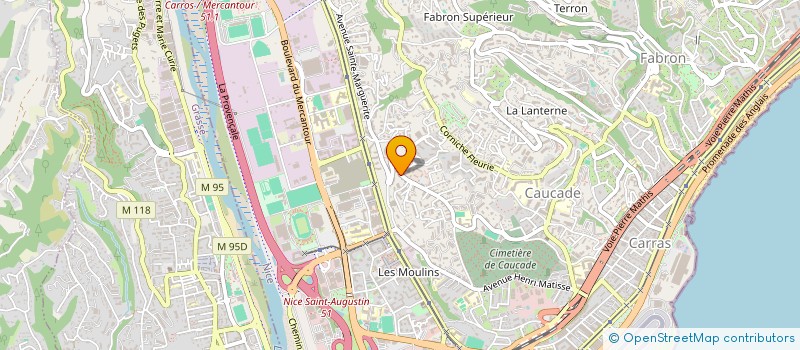 localisation de l'entreprise MONSIEUR RIDHA GNENNA à NICE
