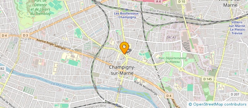 localisation de l'entreprise MONSIEUR RIDHA GUIZA à CHAMPIGNY-SUR-MARNE