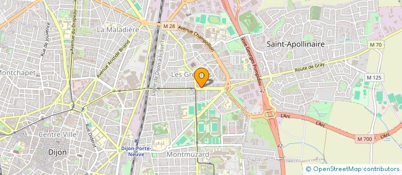 localisation de l'entreprise MONSIEUR RIDHA HADDAD à DIJON